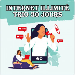 Surfer en illimité sur Internet pendant 30j pour 3 équipements connectés.